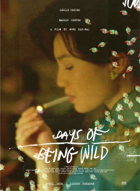 Dias Selvagens Days Of Being Wild, Spoke Art, Film Poster Design, Septième Art, Image Film, I Love Cinema, Movie Posters Design, Chinese Movies, Golden Book