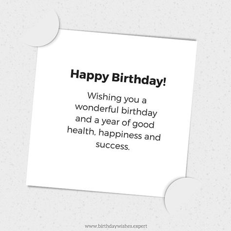 Birthday Wishes Motivational, Birth Wishes, Birthday Wishes For Coworker, Happy Birthday Note, Hbd Wishes, Birthday Wishes For Teacher, Wish Happy Birthday, Formal Quotes, Short Birthday Wishes