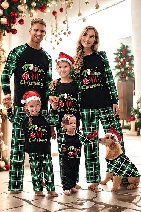 VS&LLWQ Family Christmas Pjs Matching Sets Christmas Pajamas for Family Christmas Elf Pjs Holiday Xmas Jammies Set Christmas Pjs Matching, Family Christmas Pjs, Christmas Pajamas For Family, Pjs Matching, Christmas Pjs Family, Christmas Pjs, Family Christmas Pajamas, Christmas Pajamas, Christmas Elf