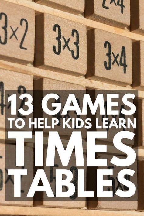 Teaching Times Tables | If you’re looking for times tables tricks and games for kids, we’ve got 15 ideas to make teaching multiplication FUN. With tons of free printables to choose from, these multiplication games and activities are perfect for 2nd, 3rd, 4th, and 5th grade learning, and can be used both in the classroom and at home. We’ve included free math worksheets and loads of family games to encourage learning everyday! by bernadette Times Tables Tricks, Teach Times Tables, Multiplication Fun, Learning Everyday, Teaching Multiplication, Multiplication Games, Math Multiplication, Teaching Time, Times Tables