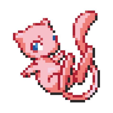 Blue Pokemon, Pokemon Pink, Red Pokemon, Pixel Tattoo, Mew Pokemon, Yellow Pokemon, Pixel Pokemon, Pokemon Shirt, Pokemon Bead