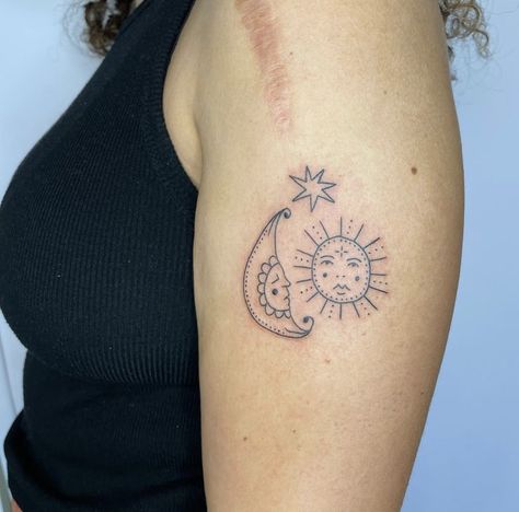 Funky Star Tattoo, Aesthetic Tattoo Ideas, Unique Tattoo Ideas, 20 Aesthetic, Funky Tattoos, Small Tats, Bold Artwork, Weird Tattoos, Hand Poke