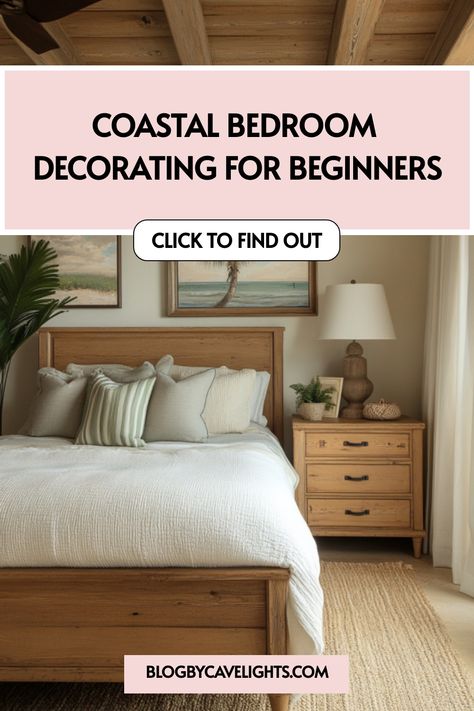 🌊🛏️ Dive into our guide on coastal bedroom decorating! Discover 5 must-have items that will transform your sleeping space. Ready to create your dream coastal bedroom? Click to read more and start your journey today! Tommy Bahama Bedroom, Decorating For Beginners, Coastal Bedroom Decor, Coastal Bedroom Furniture, Beach Inspired Decor, Accent Wall Colors, Coastal Bedroom Decorating, Beach Canvas Wall Art, Coastal Bedrooms