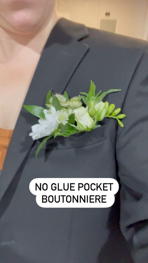 Bring Joy | No need to spend time gluing your pocket boutonnieres together. This saves time and your hands! #pocketboutonniere | Instagram Pocket Boutonniere, Diy Boutonniere, March 16, Boutonniere, Save Time, Wedding Stuff, Wedding Favors, Glue, Dream Wedding