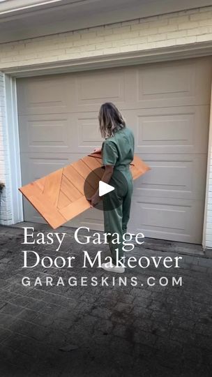 1.5K views · 33 reactions | Transform Your Garage Door | 🙌 Elevate the look of your home's exterior with GarageSkins lightweight, magnetic panels. 
Our collection comes in a variety of designs to fit any home... | By GarageSkins, Inc. | Facebook Magnetic Garage Door Panels, Garage Design Ideas, Garage Door Panels, Garage Door Makeover, Door Panels, Garage Design, Garage Door, Lake House, House Exterior