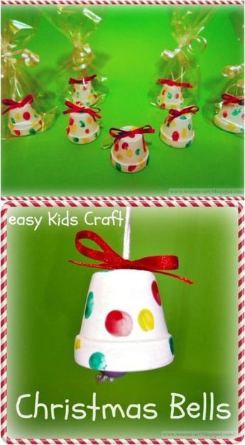 Pot Christmas Decorations, Making Decorations, Christmas Crafts For Toddlers, Christmas Crafts For Kids To Make, Dollar Store Hacks, Diy Christmas Decorations, Family Diy, Clay Pot Crafts, Preschool Christmas