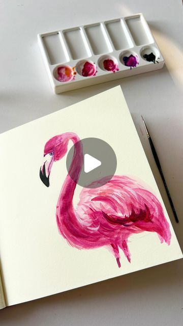 𝙏𝙖𝙣𝙮𝙖 on Instagram: "Flamingo 🩷🦩  Used @montmarteart acrylic paints  Brushes @kokuyo.camlin   #acrylic #acrylicpainting #flamingo #flamingoes #birdillustration #illustration #satisfying #satisfyingvideos #tutorial" Flamingoes Art, Flamingo Painting Acrylic, Flamingo Art Painting, Flamingos Art Illustration, Flamingo Videos, Flamingo Acrylic Painting, Flamingo Things, Diy Flamingo, Flamingo Illustration