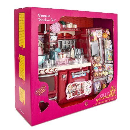 Our Generation Doll Accessories, Baby Play House, American Girl Doll Room, American Girl Doll Sets, Our Generation Doll, Doll Kitchen, Candy Gift Baskets, American Girl Doll Diy, Barbie Doll Set