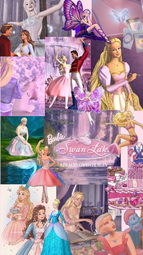 Barbie Collage Wallpaper, Old Barbie Movies, Old Barbie, Cute Barbie, Barbie Aesthetic, Collage Wallpaper, Barbie Movies, Barbie World, Old Movies