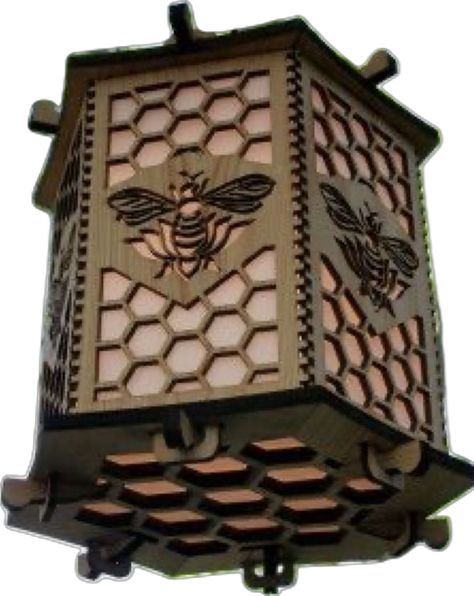 Honeycomb Lamp, Honeycomb Lantern, Wooden Honeycomb, Honey Bee Decor, I Love Bees, Bee Honeycomb, Bee Inspired, Bee Mine, Bee Crafts