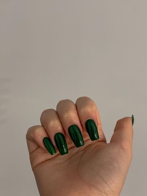 Green Acrylic Nails, Dark Green Nails, Nail Ring, Long Square Acrylic Nails, Ballerina Nails, Funky Nails, Pretty Acrylic Nails, Dope Nails, Best Acrylic Nails