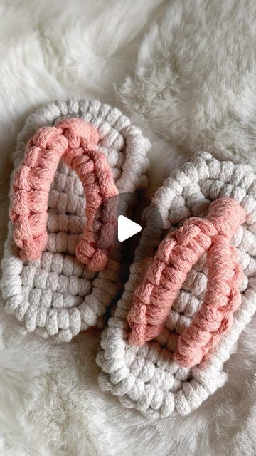 Handmade by Junesse on Instagram: "Learn how to make adorable macrame mini slippers in my latest tutorial! 🩷🧵🧶 Perfect as keychains or fridge magnets. Check out the video on my YouTube channel, Knot Just Ju. Link in bio! 🆙⬆️

#macrame  #macramecommunity #macramelove #macramemakers #macramekeychain #macramerefmagnet

#macrameyoutube #macrameyoutuber #macrametutorial #macrametutorials #macrameartistph" Macrame Slippers, Macrame Mini, Macrame Tutorial, My Youtube Channel, Key Chains, Fridge Magnets, Keychains, Youtube Channel, Link In Bio