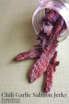 Salmon Jerky Recipe, Jerkey Recipes, Salmon Jerky, Fish Jerky, Homemade Jerky, Jerky Recipe, Banting Recipes, Beef Jerky Recipes, Jerky Recipes