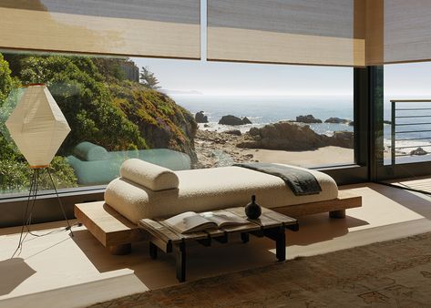 2024 RDAA | Custom Urban House | Graoni Beach House | Montalba Architects - Residential Design Daybed Reading Nook, Montalba Architects, Beach House Pictures, Chalet Interior Modern, 2023 Picture, Midcentury House, Beachfront House, Coastal Interiors Design, Mix Use Building