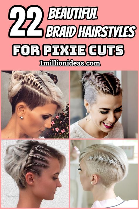 Undercut Hairdos For Women, Pixie Viking Hair, Wedding Hairstyles For Undercut, Short Viking Hairstyles For Women, Viking Pixie Hair, Hairstyles For Undercut Short Hair, Short Viking Haircuts For Women, Undercut Wedding Hairstyles Short Hair, Pixie Hair Braid Styles