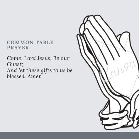 Prayer To Say Before Eating, How To Pray Over Your Food, Preschool Prayers Before Meals, Prayers To Say Before Eating, Before Eating Prayer, Prayers Before Eating, Prayer For Food Meals, Dinner Prayers Simple, Prayer Over Food