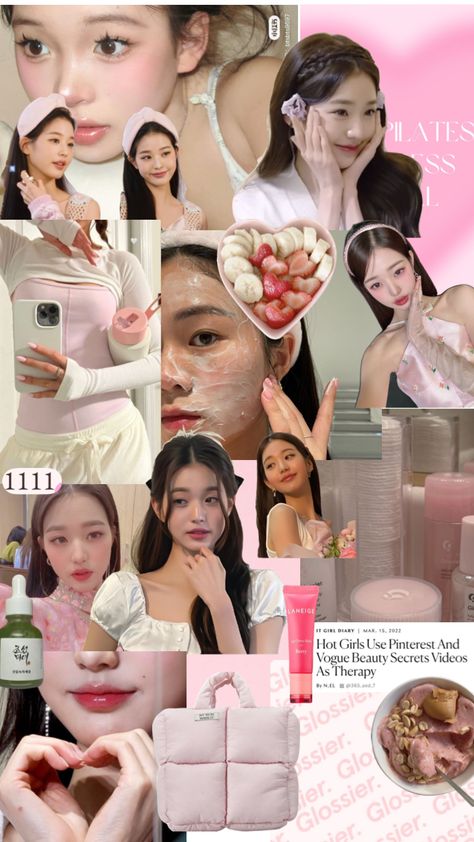 I love this aesthetic🌷🫧 #wonyoung #ive #kpop #wallpaper #aestheticmoodboard #pinkpilatesprincess #itgirl #itgirlaesthetic #glowup Pink Princess Aesthetic, Vision Board Wallpaper, Pink Lifestyle, Pretty Skin Care, Beauty Goals, Pretty Skin, Pink Girly Things, Pink Vibes, Healthy Lifestyle Inspiration