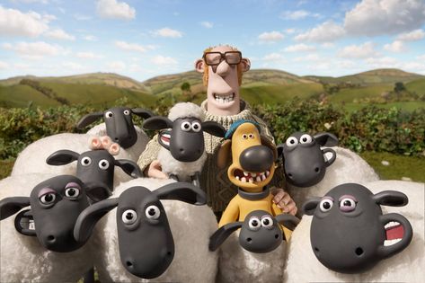 Shaun the Sheep Sheep Cartoon, Timmy Time, Puppy Clipart, Aardman Animations, Shaun The Sheep, Iphone Wallpaper Kawaii, The Sheep, Komodo, Cute Couple Art