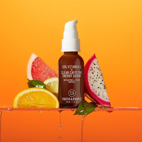 15% Vitamin C + Clean Caffeine Energy Serum - Youth To The People | Sephora Youth To The People, Minimalist Skincare, Deep Clean Pores, Reduce Hyperpigmentation, Yerba Mate, Oily Skin Care, Clean Pores, Daily Skin Care Routine, Vitamin C Serum