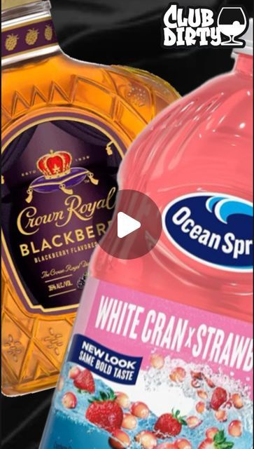 Blackberry Drink Recipes, Crown Royal Recipes, Crown Drink, Tropical Drink Recipes, Blackberry Drinks, Crown Royal Drinks, Malibu Drinks, Strawberry Drinks, Happy Drink