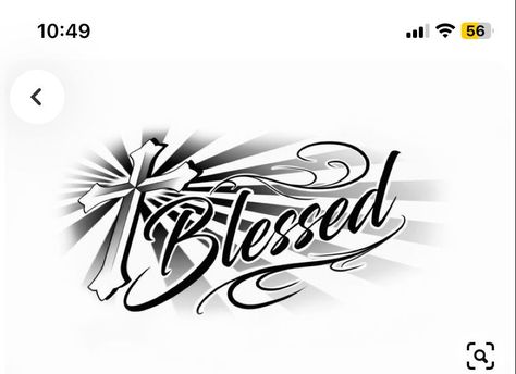 Just Be Tattoo, Blessed Tattoo Stencil, Blessed Tattoo Ideas, Chest Tattoo Writing, Blessed Tattoo, Meaningful Word Tattoos, Memorial Tattoo Ideas, Arm Tattoos For Guys Forearm, Hand Tattoo Designs