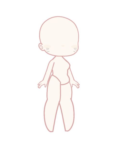 Gacha Life Body Sheet, Gacha Body Parts, Gacha Life Body, Gacha Body Base, Body Gacha, Human Base Drawing, Gacha Body, Body Sheet, Gacha Base