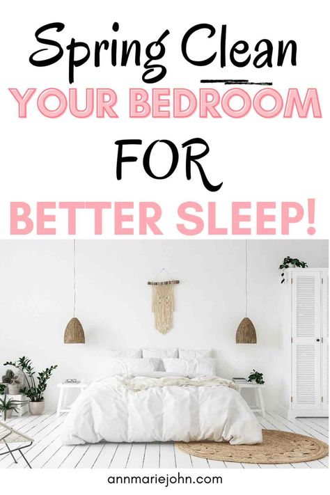 Spring Clean Your Bedroom for Better Sleep Spring Clean Bedroom, Bedroom Spring Cleaning, Spring Cleaning Bedroom, Cleaning Bedroom, Modular Closets, Clean Space, Start Cleaning, Spring Clean, Clean Bedroom