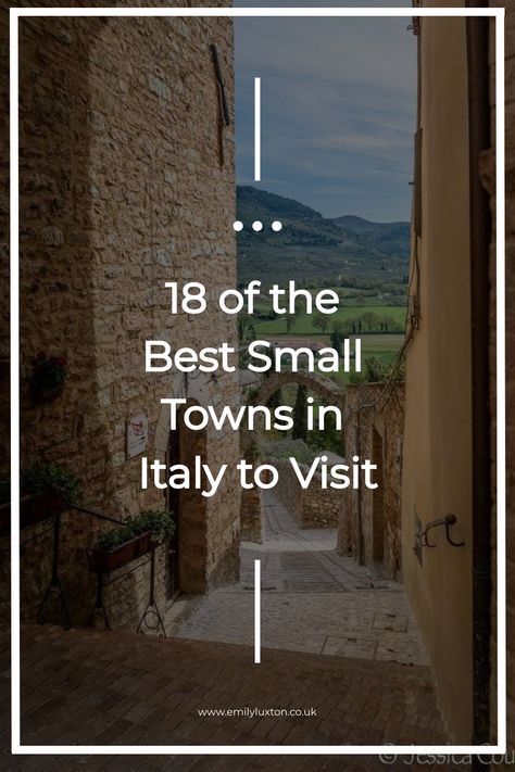 A round up of the best small towns in Italy, recommended by real travellers! Escape the busy cities and discover some of the loveliest Italian towns… Towns In Italy, Walled City, South America Travel, Beautiful Villages, Medieval Town, Packing Tips For Travel, Coastal Towns, Round Up, Travel Packing