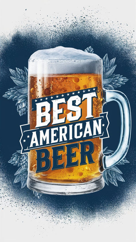 Best American Beer: Celebrate the Nation’s Finest Pints and Pours! [Expert Selections]  Have you ever wondered what makes the best American beer, especially in the craft scene, so special? With over 8,000 breweries across the nation, there’s never been a better time to explore the incredible world of craft beer.  From complex hoppy IPAs to crisp light lagers, the American beer scene offers a diverse array of flavors and styles – a testament to the creativity and passion of its brewers. Beer Logo Design, World Of Craft, American Beer, Beer Logo, Craft Brewing, World Crafts, Good American, The Craft, Craft Beer