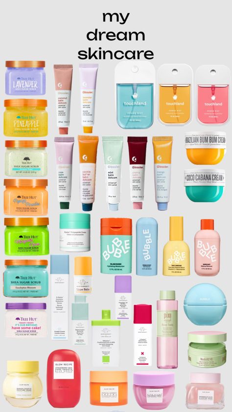 #skincare #beauty #preppy Skincare Products For Teens, Best Preppy Skincare, Best Skincare Brands For Teens, Skincare Brands For Teens, Skincare For 11-12 Yo, Best Sephora Products, All Kinds Skincare Preppy, Claire's Makeup, Preppy Skincare Shuffles