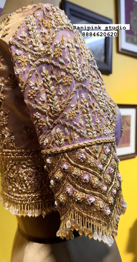 Blouse Designs Heavy Work, Latest Bridal Blouse Designs Heavy Work, Heavy Work Blouse Designs, Bridal Blouse Designs Heavy Work, Golden Blouse Designs, Handwork Blouse, Latest Blouses, Heavy Blouse, Work Blouse Designs