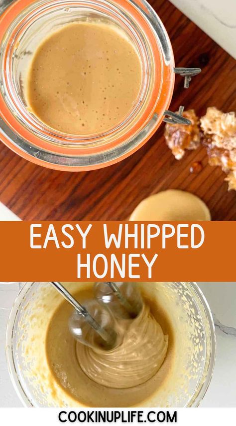 Looking for a delicious and versatile treat? 🍯 Discover how to make creamy, dreamy whipped honey with just two simple ingredients! Perfect for spreading on toast, drizzling over pancakes, or sweetening your favorite tea. This easy recipe will transform your breakfast and desserts. Click to learn how to whip up this sweet goodness! 🥞🍞✨ #WhippedHoney #EasyRecipes #HomemadeDelights Cinnamon Whipped Honey, Whipped Honey Gift, Whipped Honey Coffee, Dutch Honey Syrup, Dutch Honey, Honey Recipes Dessert, Easy Honey Butter, Recipes With Honey, Easy Cake Ideas