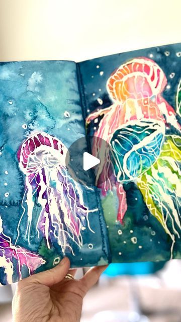 Andrea Nelson on Instagram: "Just a little demo video of how to use masking fluid for quick and fun art journaling!" Andrea Nelson Art Watercolor, Andrea Nelson Art, Andrea Nelson, Demo Video, Fun Art, Water Colour, Art Watercolor, Art Journaling, Watercolor Art