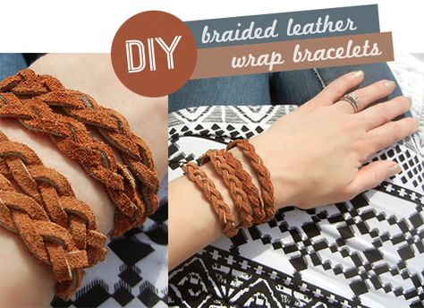 Leather Wrap Bracelet Tutorial, Leather Bracelet Tutorial, Wrap Bracelet Tutorial, Leather Wrap Bracelets, Apps Facebook, Hallowen Ideas, Diy Leather Bracelet, Diy Bracelets Tutorials, Diy Braids