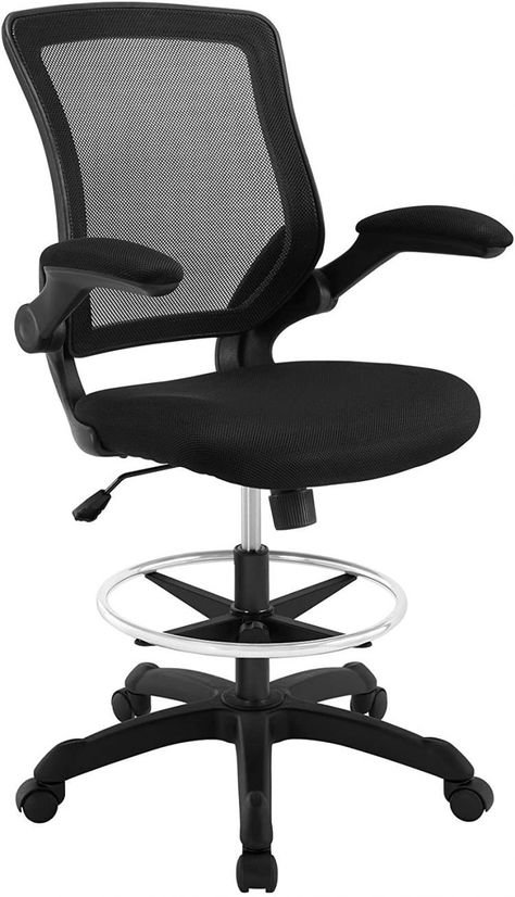 8 Best Drafting Chairs for a Happy Back (2021) - Worksion Standing Office Chair, Standing Chair, Standing Desk Chair, Best Standing Desk, Drafting Chair, Arm Chair Table, Desk Accessories Office, Small Chair, Mesh Office Chair