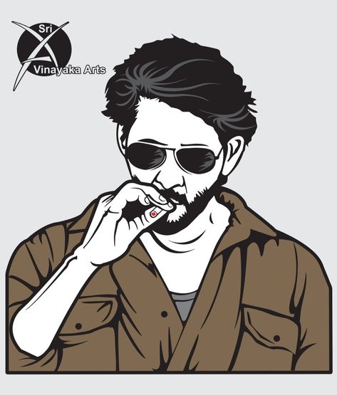 Mahesh babu radium sticker Radium Sticker Design, Radium Sticker, Joker Art Drawing, Beautiful Pencil Sketches, Mahesh Babu Wallpapers, Joker Painting, Pencil Drawing Images, Prabhas Pics, Pop Art Images