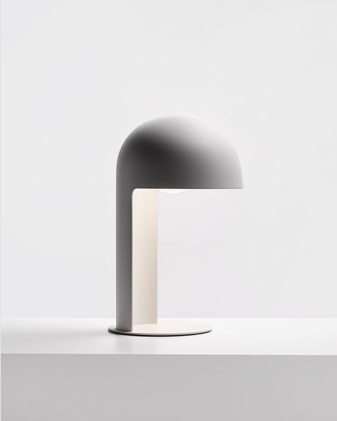 White Minimalist Table Lamp Walnut Chair, The Aesthetics, Table Lamp Design, Design Minimal, Interesting Articles, Lamp Design, Design Process, Contemporary Artists, Table Design