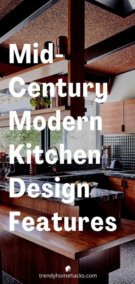 In this blog post, we talk about the top 10 timeless mid-century kitchen design features that can add some retro flair to your modern kitchen. If you’re a fan of retro style and vintage vibes, then you might already know that mid-century modern design is making a huge comeback in the world of interior design. And there’s no better place to incorporate this classic style than in the heart of the home: the kitchen! Check it out on the blog! Midcentury Kitchen Remodel, Interior Design Mid Century Modern, Mid Century Modern Kitchen Decor, Retro Modern Kitchen, Mid Century Modern Kitchen Remodel, Modern Retro Kitchen, Mid Century Modern Kitchen Design, Mid Century Kitchen Decor, Mid Century Remodel