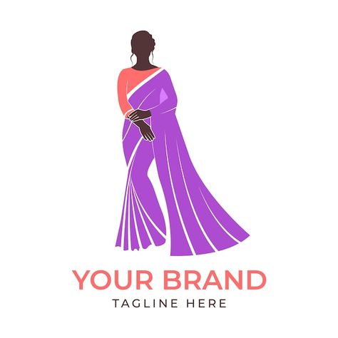 Saree logo with women figure modern desi... | Premium Vector #Freepik #vector #fashion-mannequin #boutique #fashion-boutique #mannequin Boutique Mannequin, Mannequin Fashion, Fashion Creatives, Fashion Mannequin, Fashion Illustration Tutorial, Dark Fairycore, Illustration Tutorial, Wallpapers Cartoon, Visiting Card