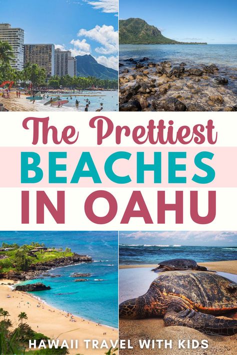 🌞🌴 Dreaming of sun and sand? Check out our guide to the best beaches in Oahu Hawaii! From secluded coves to popular hotspots, these Oahu Hawaii beaches are the perfect addition to your Oahu trip. Dive into the island vibes on the prettiest beach shores and enjoy the ultimate Hawaii vacation Oahu experience. Whether it's swimming, snorkeling, or simply soaking up the sun, these clear beaches are waiting for you. Click now to add these stunning Oahu beaches to your itinerary! Best Beaches In Oahu, Honolulu Hawaii Vacation, Oahu Trip, Oahu Itinerary, Hawaii Vacation Oahu, Honolulu Vacation, Prettiest Beach, Hawaii Itinerary, Oahu Beaches