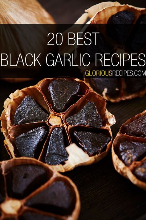 Black Garlic Recipes Black Garlic Recipes, Baked Feta Recipe, Garlic Health, Maillard Reaction, Garlic Recipe, Garlic Benefits, Garlic Uses, Garlic Puree, Garlic Soup