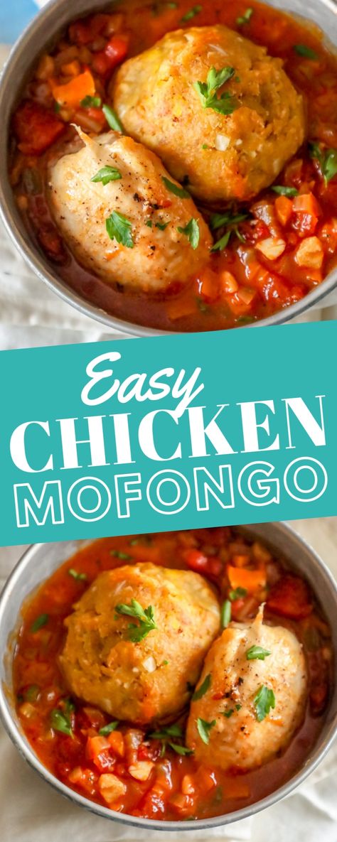 Mufungo Recipe, Mofongo Recipe, Mashed Plantains, Hispanic Dishes, Creole Sauce, Hot Cross Buns Recipe, Boricua Recipes, Best Chili Recipe, Tender Chicken