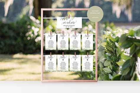 Wedding Info Card, Find Your Seat Sign, Wedding Table Seating Chart, Wedding Seating Cards, Wedding Seating Chart Template, Find Your Seat, Diy Seating, Table Seating Chart, Seating Sign