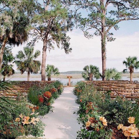 Easton Events, Palmetto Bluff Wedding, Bluff Wedding, Montage Palmetto Bluff, Wedding Reception Entrance, Reception Entrance, Palmetto Bluff, South Carolina Wedding, Wedding Ceremony Flowers