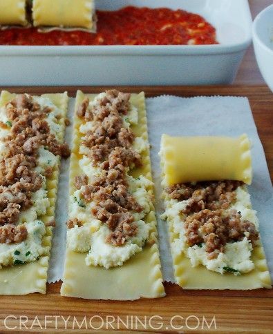 3 Cheese Lasagna Roll Ups fun dinner idea! Sausage 3 Cheese Lasagna, Cheese Lasagna Roll Ups, Lasagna Roll Ups, Sausage Lasagna, Lasagna Roll, Roll Ups Recipes, Lasagna Rollups, Lasagna Noodles, Cheese Lasagna