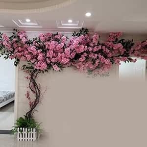 Artificial Cherry Blossom Trees - Stunning Indoor Wedding Decor, Rattan Simulation Peach Tree Vine for Walls, Ceilings & More - Fake Sakura Flower, Enhance Air Conditioning Pipe Background - D Artificial Cherry Blossom Tree, Cherry Blossom Trees, Salon Suites, Cherry Blossom Branch, Sakura Flower, Peach Trees, Artificial Trees, Cherry Blossom Tree, Blossom Trees