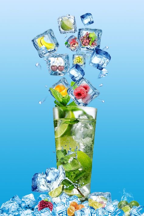 ice cube,flyer page,new on summer,summer group purchase,new in summer,summer element,fresh,fruit drink Summer Background Images, Lemon Ice Cubes, Fresh Fruit Drinks, Fruit Ice Cubes, Ice Cream Background, Summer Juice, Yummy Summer Drinks, Fruit Splash, Strawberry Drinks