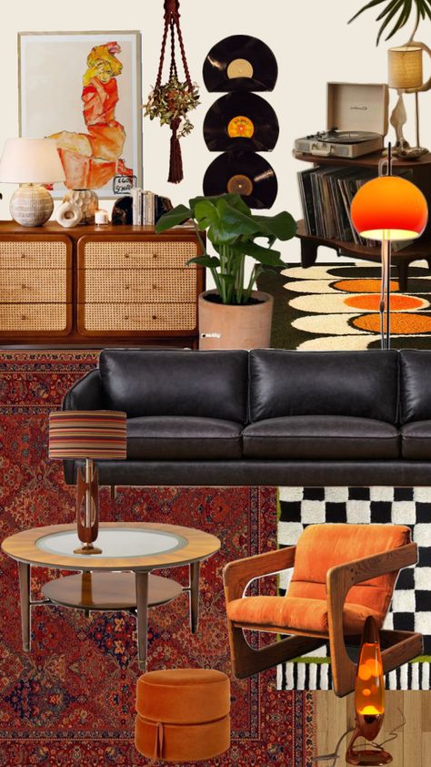 #homedecor #homedecorideas #homedecorinspo #homedecorcollection #retroaesthetic #retrodecor #midcentury Soft Autumn Color Palette, Autumn Color Palette, 70s Interior, Eclectic Living, Future Apartment Decor, Eclectic Living Room, Soft Autumn, Apartment Decor Inspiration, Dream Room Inspiration