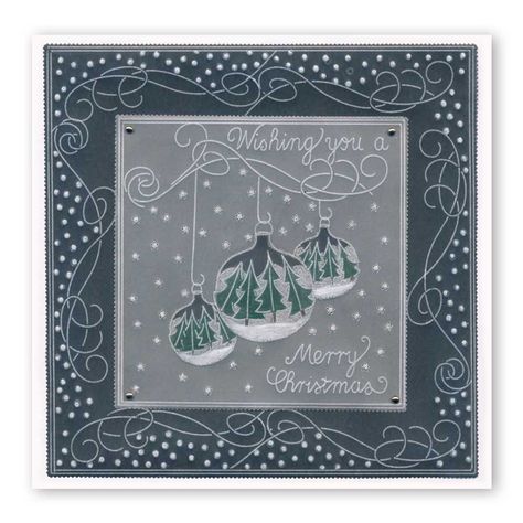 Christmas Papercraft, Happy Crafts, Parchment Crafts, Parchment Paper Craft, Parchment Cards, Embossing Tool, Handcrafted Cards, Christmas Message, Board Designs