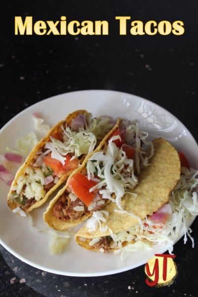 Mexican Vegetarian Tacos Recipe - Veg Tacos Recipe Easy Taco Recipes Vegetarian, Mexican Tacos Recipes Vegetarian, Tacos Recipes Vegetarian Indian, Veg Mexican Food Recipes, Veg Tacos Recipe Indian, Spicy Food Recipes Vegetarian, Taco Recipes Vegetarian, Tacos Recipes Vegetarian, Indian Tacos Recipe